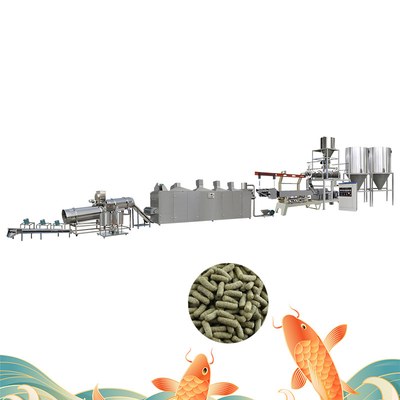 380V 50HZ 3phase Mesin Pelet Makanan Ikan Terapung 1000kg / H