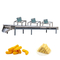 Jalur Produksi Puff Jagung Tepung Gandum 150kg / H Snack Food Extruder