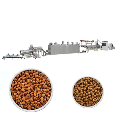 Mesin Pembuat Makanan Anjing Ekstrusi Kering Stainless Steel 201